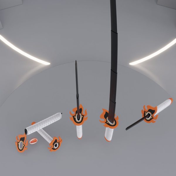 Rengoku Collapsible Katana Fashion - Image 5
