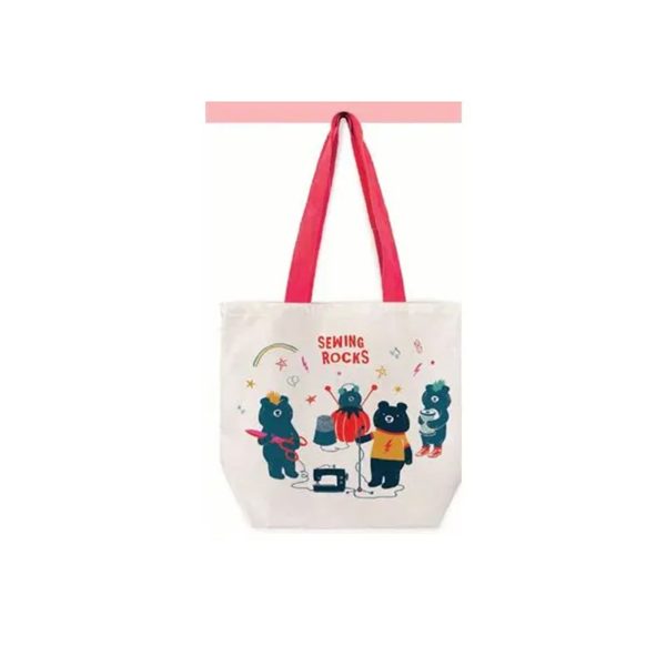 Teddy And The Bears - The Band Tote Bag - Sarah Watts - RS 7074 on Sale